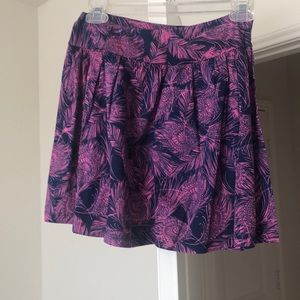 Feather mini skirt
